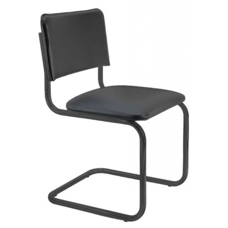 Стул Сильвия 01S Черный/Металл Черный