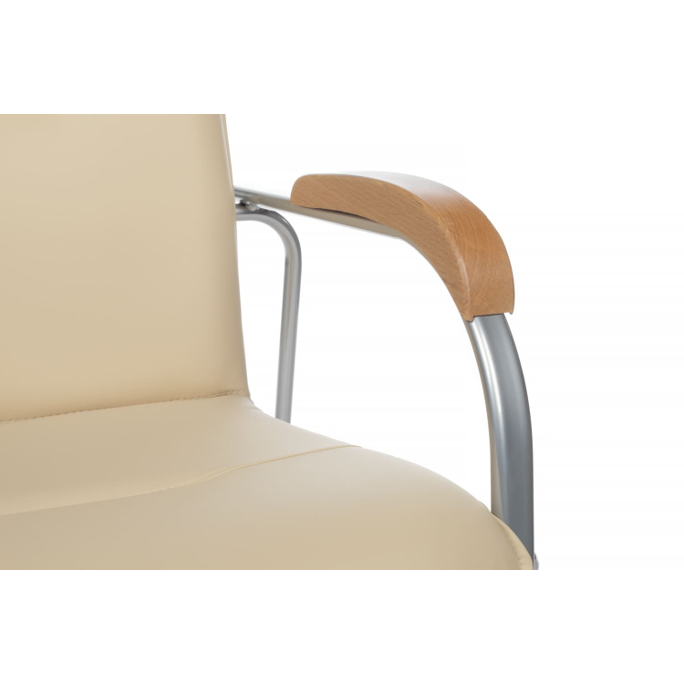 Стул Самба с деревянными подлокотниками SMB-02 Бежевый