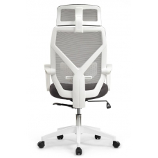 Кресло Oliver RCH W-203AC Белый пластик/Серый