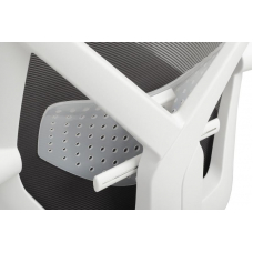 Кресло Oliver RCH W-203AC Белый пластик/Серый