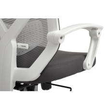 Кресло Oliver RCH W-203AC Белый пластик/Серый