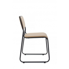 Кресло Nix RCH OMKL-02B Бежевый/Металл Черный