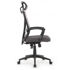 Кресло Oliver RCH W-203AC Черный пластик/Серый