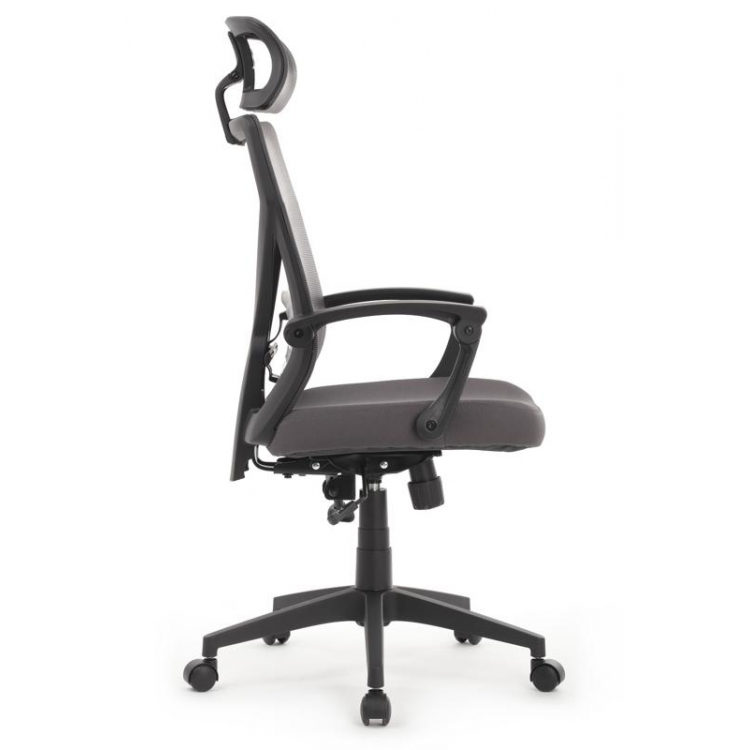 Кресло Oliver RCH W-203AC Черный пластик/Серый