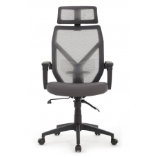 Кресло Oliver RCH W-203AC Черный пластик/Серый