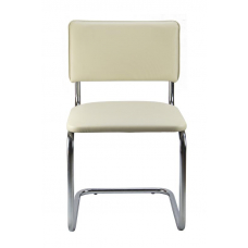 Стул Сильвия 02S Бежевый/Металл Хром гальв.