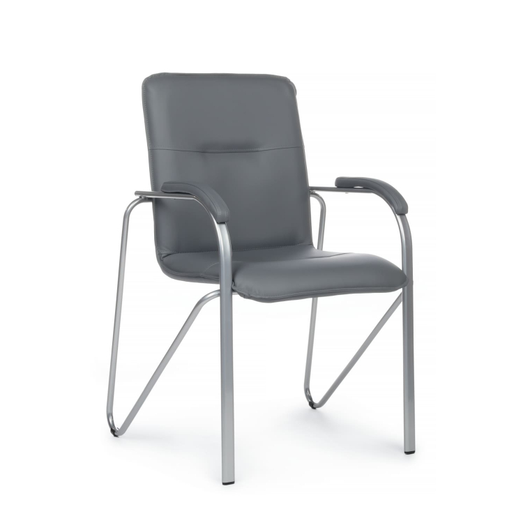 Стул Самба с мягкими подлокотниками SMB-01 Серый