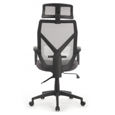 Кресло Oliver RCH W-203AC Черный пластик/Серый