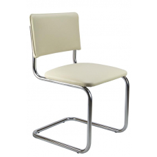 Стул Сильвия 02S Бежевый/Металл Хром гальв.