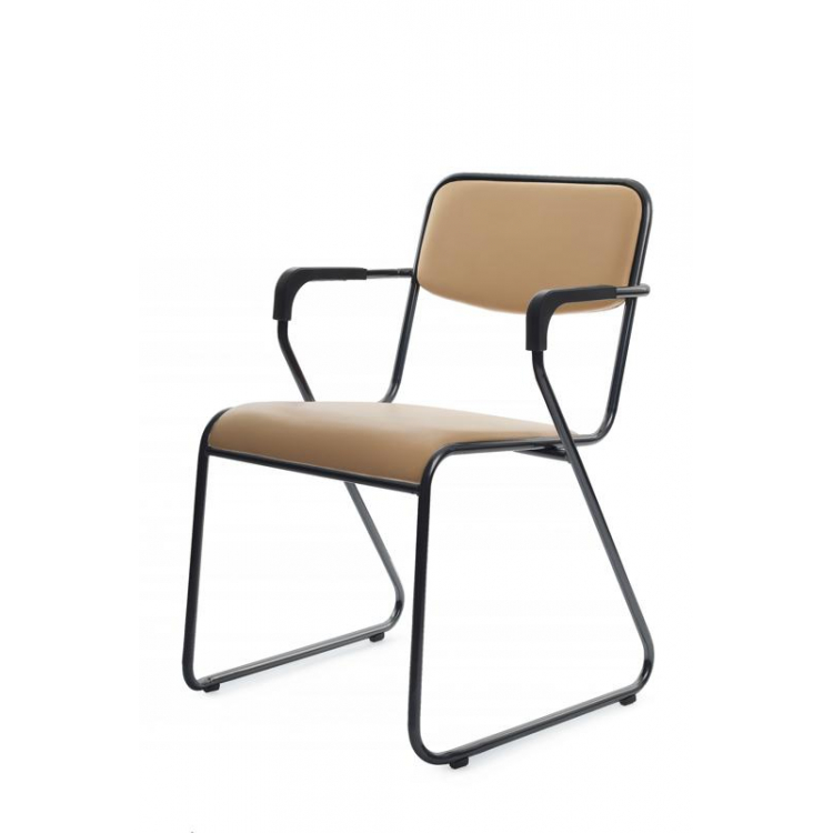 Кресло Nix Plus RCH OMKL-04B Бежевый/Металл Черный