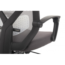 Кресло Oliver RCH W-203AC Черный пластик/Серый