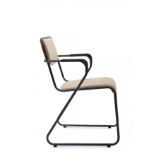 Кресло Nix Plus RCH OMKL-04B Бежевый/Металл Черный