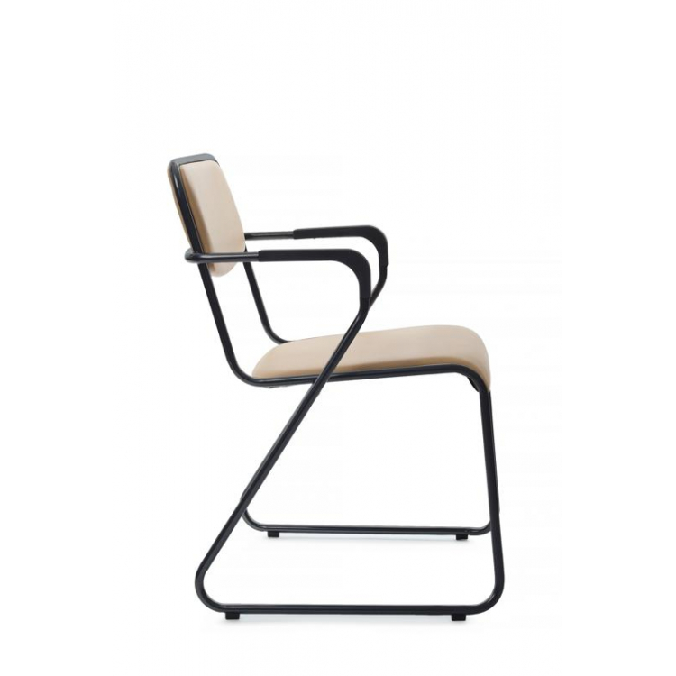 Кресло Nix Plus RCH OMKL-04B Бежевый/Металл Черный