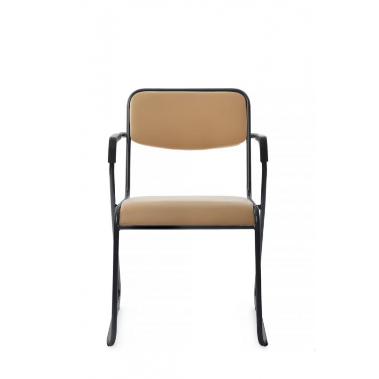 Кресло Nix Plus RCH OMKL-04B Бежевый/Металл Черный