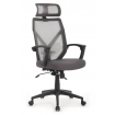 Кресло Oliver RCH W-203AC Черный пластик/Серый
