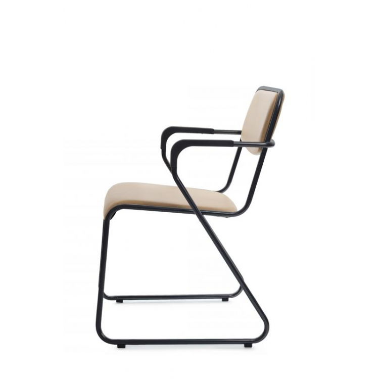 Кресло Nix Plus RCH OMKL-04B Бежевый/Металл Черный