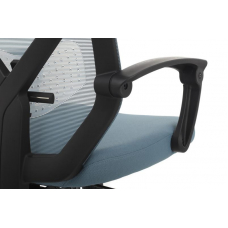 Кресло Oliver RCH W-203AC Черный пластик/Синий