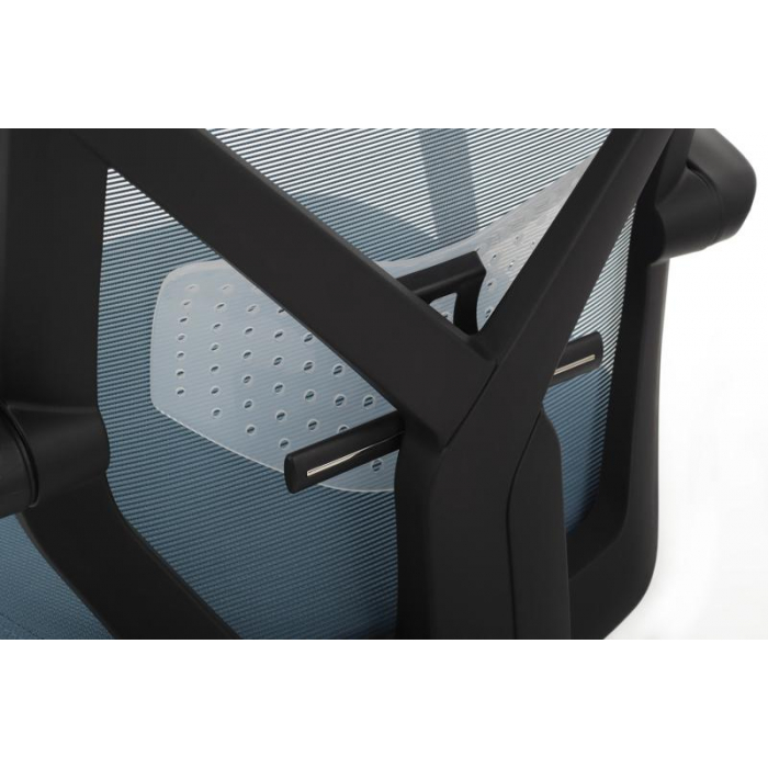 Кресло Oliver RCH W-203AC Черный пластик/Синий