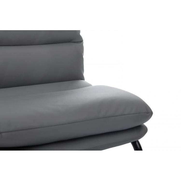 Кресло Pegas RCH PS-919 Серый/Металл Черный