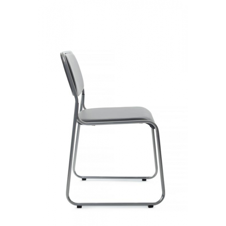 Кресло Nix RCH OMKL-01 Серый/Металл окрашенный Хром