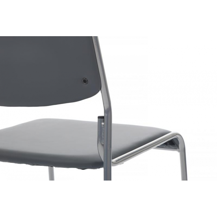 Кресло Nix RCH OMKL-01 Серый/Металл окрашенный Хром