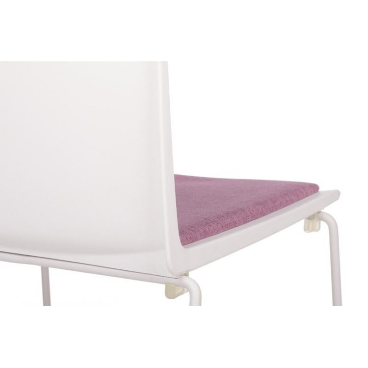 Кресло Simple X-19 Белый/Розовый