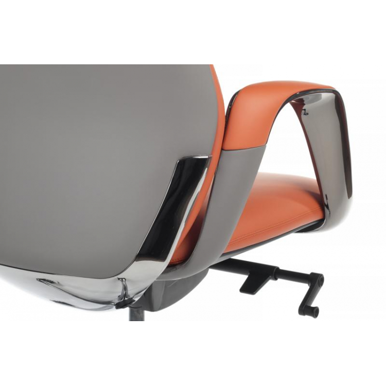 Кресло Napoli YZPN-YR020 Оранжевый/Серый