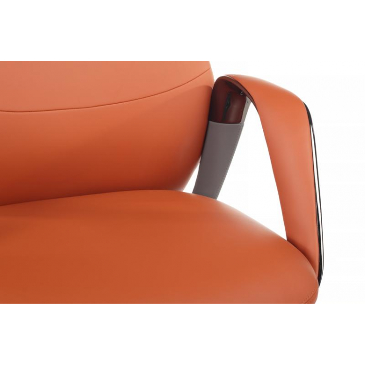 Кресло Napoli YZPN-YR020 Оранжевый/Серый