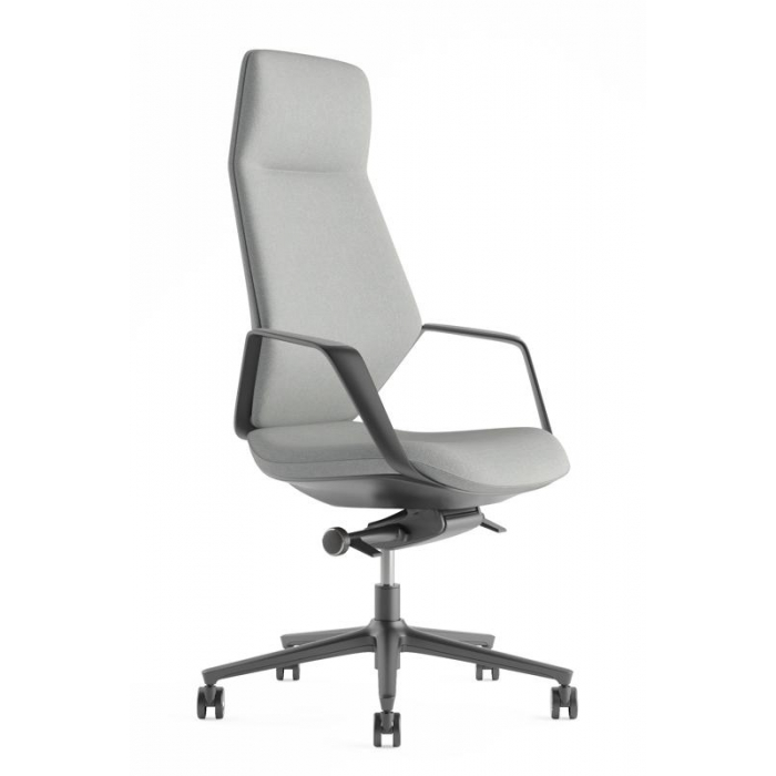 Кресло Davos STAR-C-H Светло-серый/Металл Черный