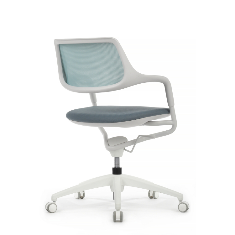 Кресло Scroll HY-813D Голубой/Серый