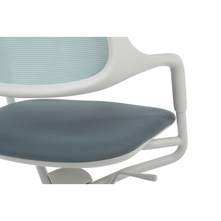 Кресло Scroll HY-813D Голубой/Серый