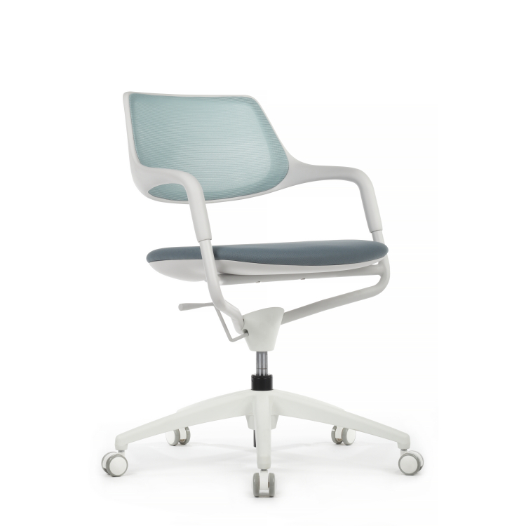 Кресло Scroll HY-813D Голубой/Серый