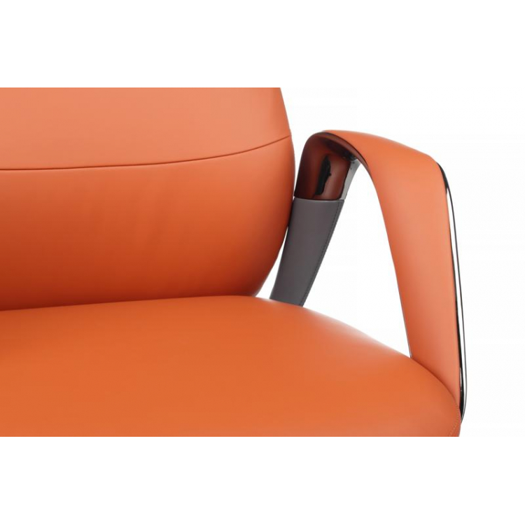 Кресло Napoli-M YZPN-YR021 Оранжевый/Серый