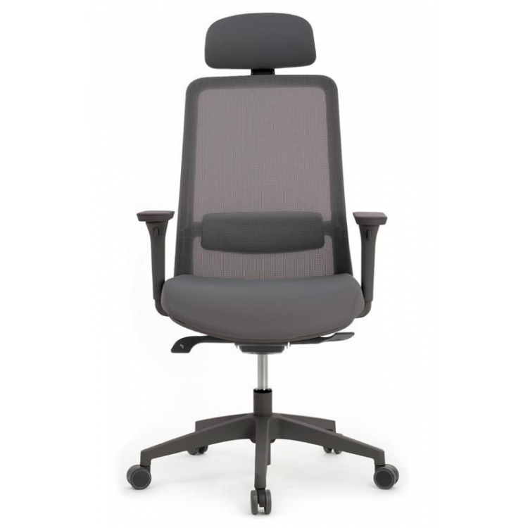 Кресло Work W-218C GREY Серый