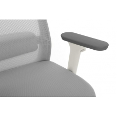 Кресло Work W-218C WHITE Светло-серый