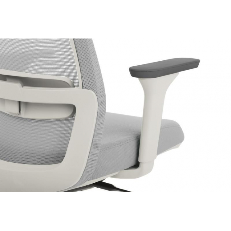 Кресло Work W-218C WHITE Светло-серый