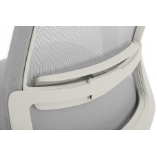 Кресло Work W-218C WHITE Светло-серый