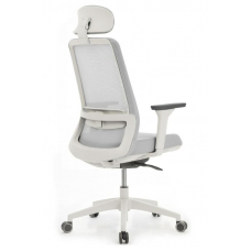 Кресло Work W-218C WHITE Светло-серый
