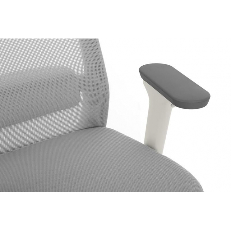 Кресло Work W-218C WHITE Светло-серый