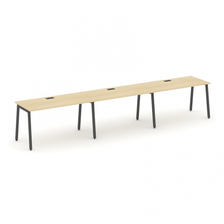 Style Project Рабочая станция 1 сторон. SN-4A.ORS-034 Акация Лорка/Металл Антрацит 4740*600*750