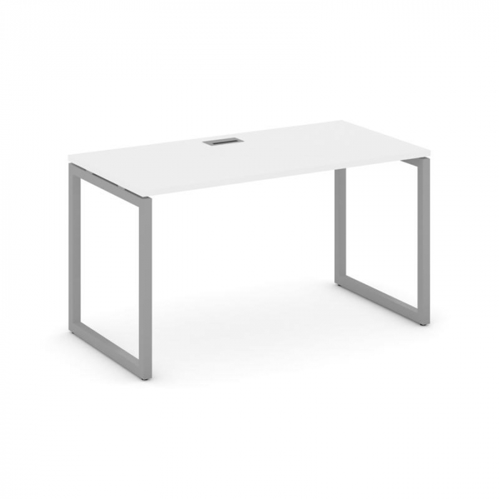 Стайл Проджект Стол письменный SN-4O.SP-011 Белый/Металл Серый 980*700*750