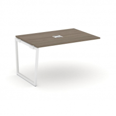 Style Project Проходной наб. элем. перег. стола SN-4T2.NSPRG-003 Вяз Благородный/Металл Белый/Заглуш