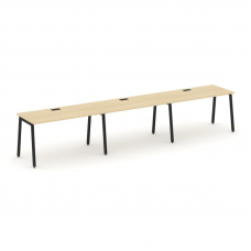 Style Project Рабочая станция 1 сторон. SN-4A.ORS-033 Акация Лорка/Металл Черный 4140*600*750