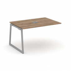 Style Project Проходной наб. элем. перег. стола SN-4T1.NSPRG-001 Дуб Табак/Металл Серый/Заглушка Мет