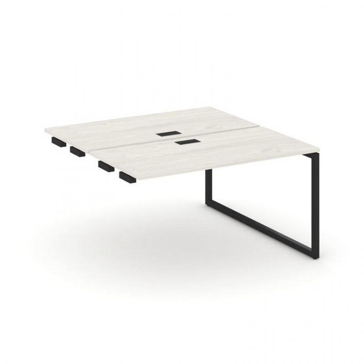 Style Project Стол-приставка к опор. элем. SN-4O.DPRS-004 Дуб Наварра/Металл Черный 1580*1232*750