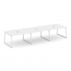 Style Project Стол переговорный SN-4T1.SPRG-052 Белый/Металл Белый/Заглушка Металл Белый 3540*1180*7