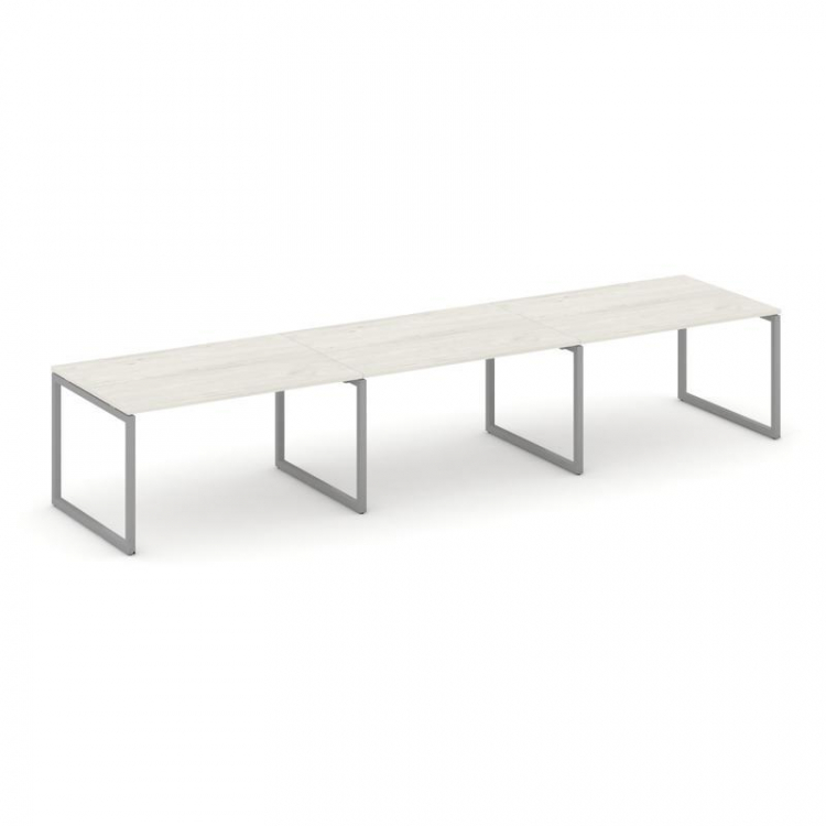 Style Project Стол переговорный SN-4O.SPRG-022.3 Дуб Наварра/Металл Серый 3540*980*750