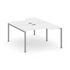 Style Project Рабочая станция эргоном. SN-4P.DRPA-012 Белый/Металл Серый 1580*1432/1992*750