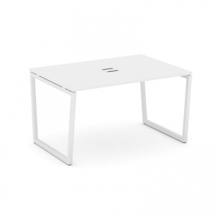 Style Project Стол переговорный SN-4T2.SPRG-003 Белый/Металл Белый/Заглушка Металл Белый 1380*980*75