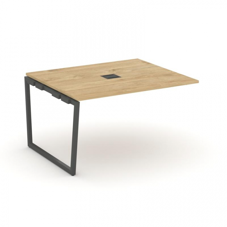 Style Project Проходной наб. элем. перег. стола SN-4T2.NSPRG-032 Тиквуд Светлый/Металл Антрацит/Загл